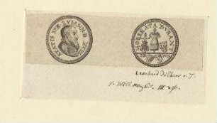 Medaille auf Leonhard Dilherr d. Ä. (= Linhart I.), von Thumenberg