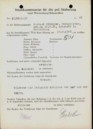 Wilderer, Richard