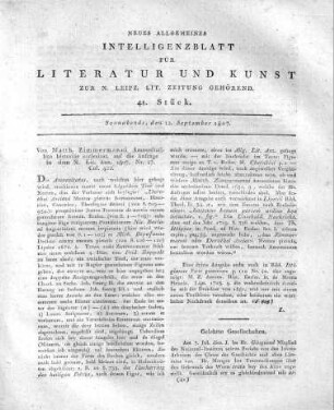 1807-09-12 : 41. Stück