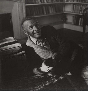 Marc Chagall mit Katze