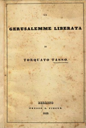 La Gerusalemme liberata