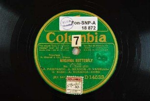 Madama Butterfly : No. 7; Tutti zitti / (Puccini)