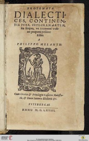 Erotemata Dialectices : Continentia Fere, Integram Artem, ita scripta, vt iuuentuti vtiliter proponi possint