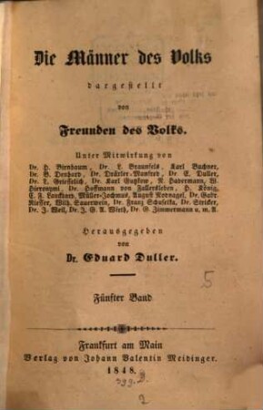 Die Männer des Volks dargestellt von Freunden des Volks, 5