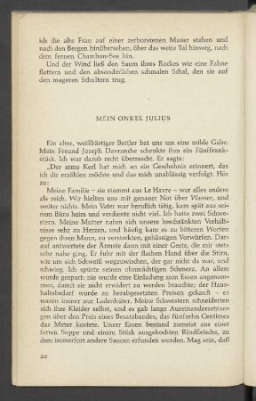 Mein Onkel Julius