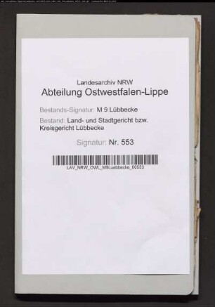 Erblasser: Hoepker, Franz Carl: