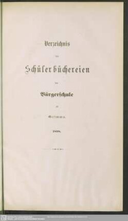 Schülerbüchereien