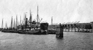 Außenhafen Emden um 1901/Ems