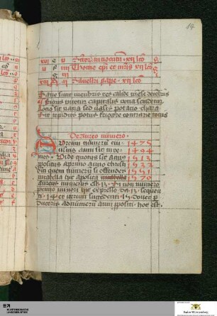 Komputistische und astronomische Tafeln und Verse