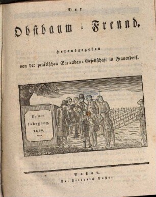 Der Obstbaum-Freund. 3. 1830
