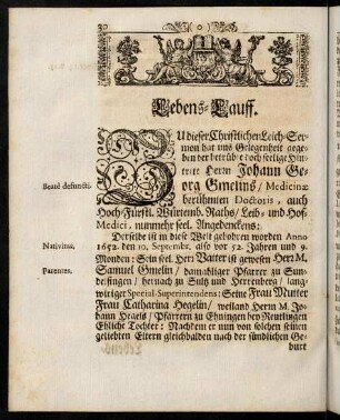 30-44, Lebens-Lauff.