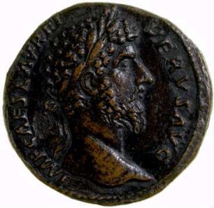 Münze, Sesterz, 161 - 162