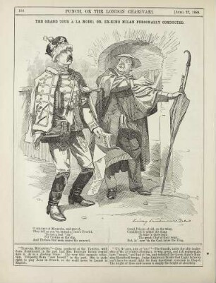 The grand tour à la mode; or, ex-king Milan personally conducted