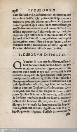 Iudaeorum Dispersio.