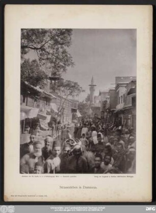 Strassenleben in Damascus