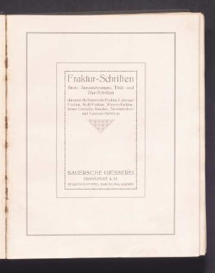 Fraktur-Schriften