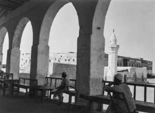 Taj es Sir-Moschee : Minarett der Taj es Sir-Moschee in Sawakin