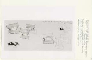 Galerie für Synchronoptische Kunstgeschichte, Berlin-Mitte (Diplomarbeit bei Willy Kreuer): Grundriss 3. - 4. Obergeschoss 1:200