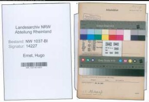 Entnazifizierung Hugo Ernst , geb. 01.03.1889 (Stadtinspektor)