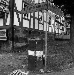 Wegweiser; Bad Sooden-Allendorf, Oberrieder Straße
