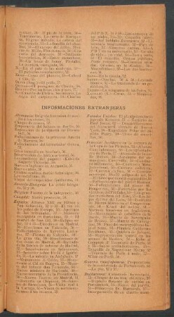 Informaciones extranjeras