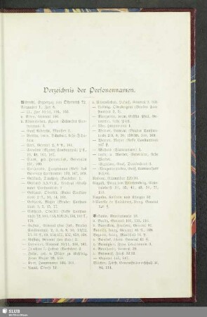 Verzeichnis der Personennamen