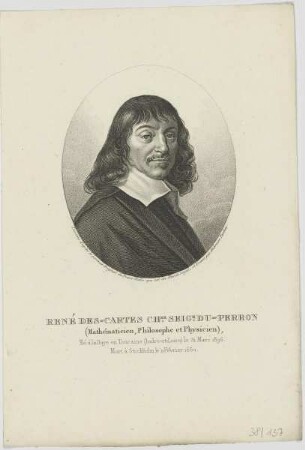 Bildnis des René Des-Cartes, Ch. Seig. Du-Perron