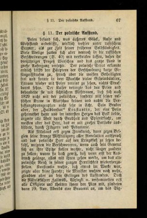 67-71, § 11. Der polnische Aufstand