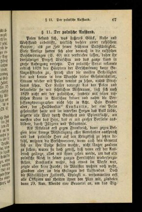 67-71, § 11. Der polnische Aufstand