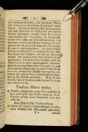 Tinctura Hieræ nostra.