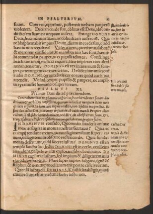 Psalmus XI. - Psalmus XX.