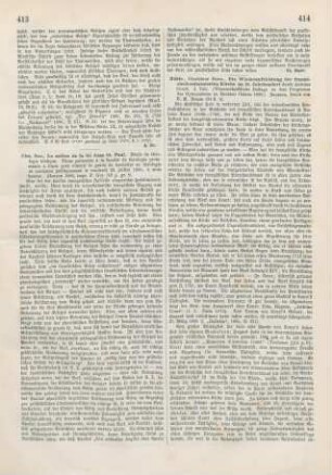 413-414 [Rezension] Cler, Samuel, La notion de la loi dans Saint Paul