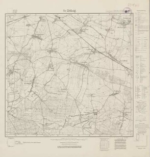 4870 (alte Nr.: 2830) Gr. Zöllnig, Meßtischblatt (4cm - Karte)