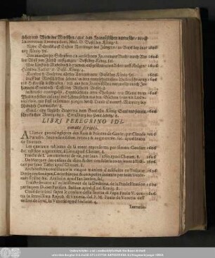 Libri Peregrino Idiomate scripti.