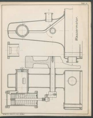 Tafel 14: Wassermotor.