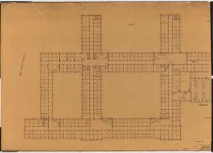 Reichsluftfahrtministerium, Berlin: Teilgrundriss V3-5/L3-5/Q3-5 1:100 (4. OG)