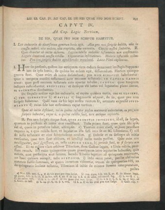 Caput IV. Ad Cap. Legis Tertium, De His, Quae Pro Non Scriptis Habentur