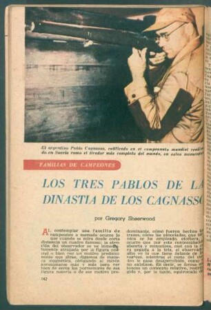 Los tres Pablos de la dinastía de los Cagnasso : Familias de campeones