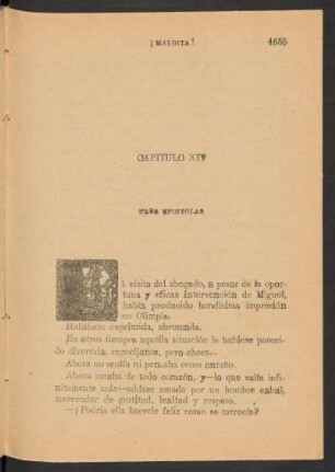 Capítulo XIV - Tres epístolas