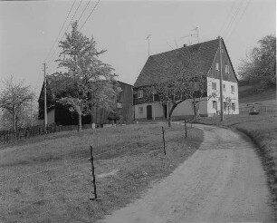 Freiberg (Sachsen), Dreiseithof. Straßenansicht mit Wohnstallhaus
