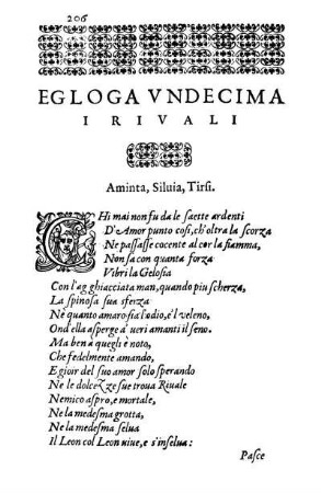 Egloga Vndecima Irivali