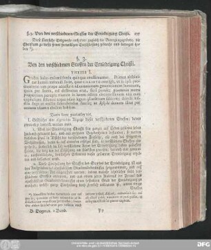 §. 3. Von den verschiedenen Stuffen der Erniedrigung Christi.