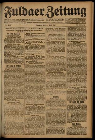 Ausgabe vom Dienstag, den 08. Mai 1917.