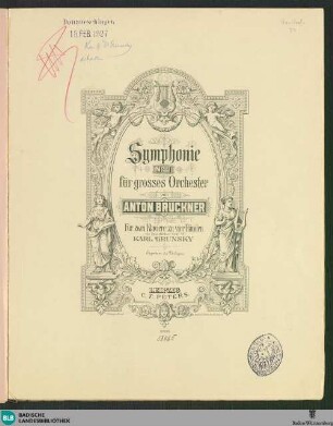 Symphonie No. 1 für grosses Orchester