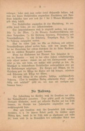 Die Nahrung