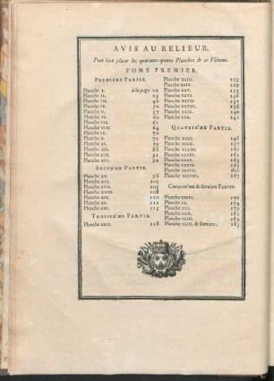 Avis Au Relieur.