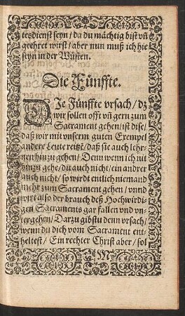 Die Fünffte.