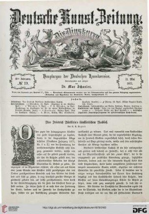 Nr. 19 (11. Mai 1873)