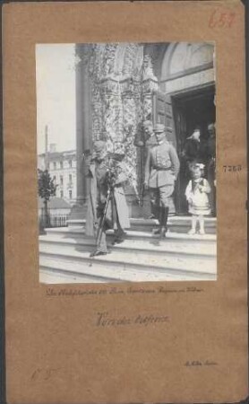 Der Oberbefehlshaber Ost Prinz Leopold von Bayern in Wilna