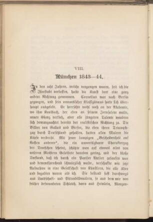 VIII. München 1843-44.